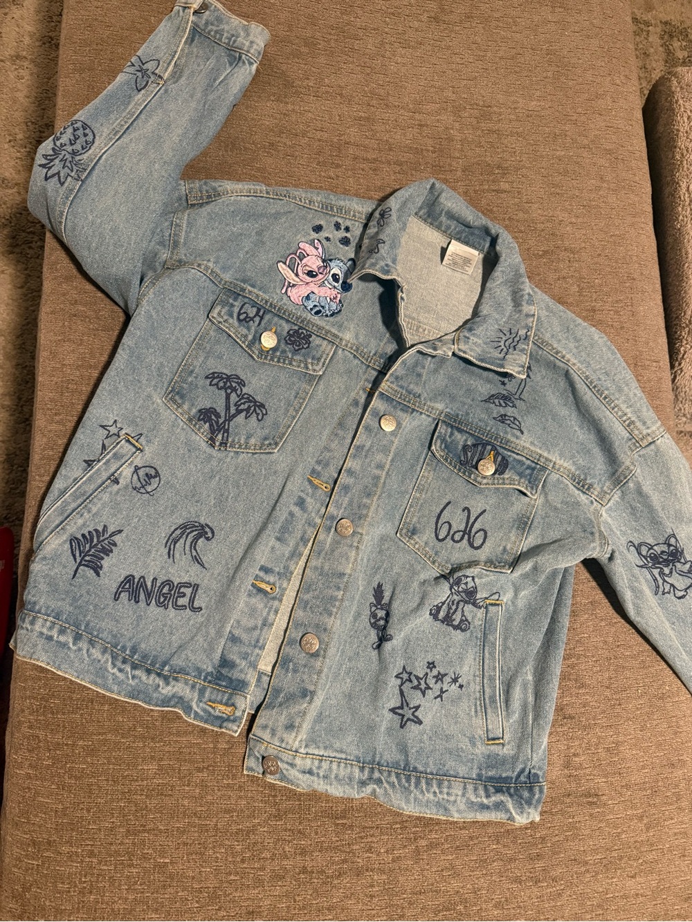 Stitch and Angel Jean Jacket (Women Small 3-5)